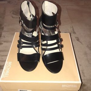 Michael Kors Black Winston Sandal
